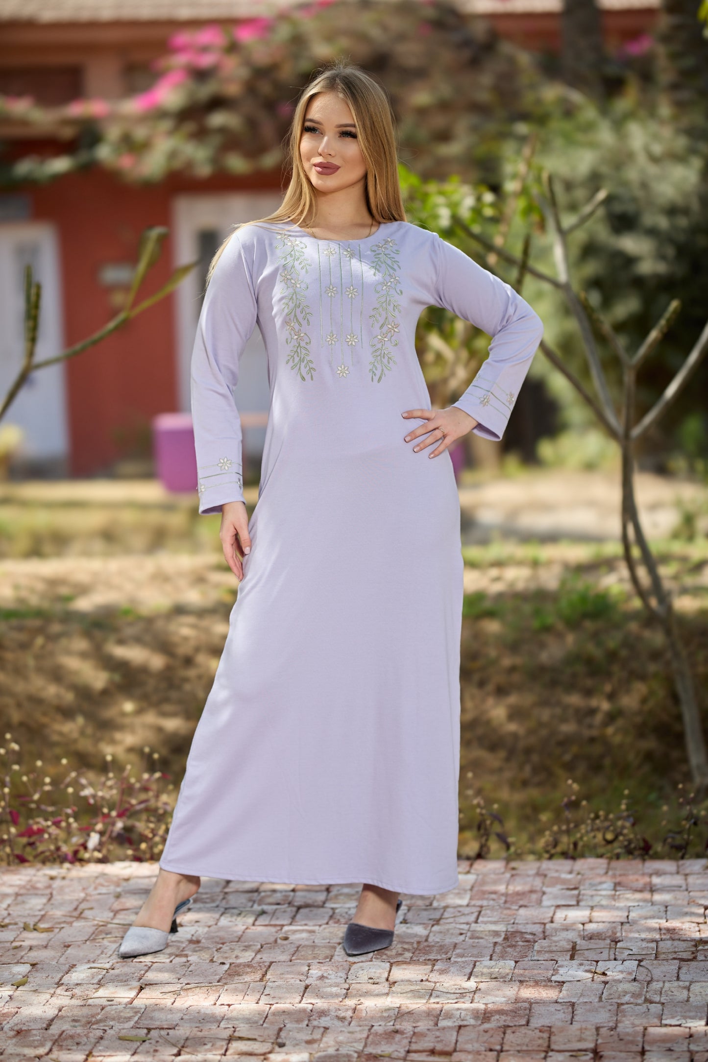 Long Sleeve Nightgown (Code:1450)