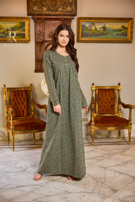 فستان نوم بأكمام طويلة (الكود: 1428)