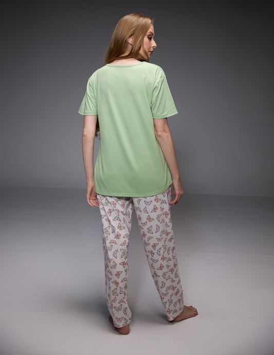 بيجامة نوم بأكمام طويلة (الرمز: 1426)