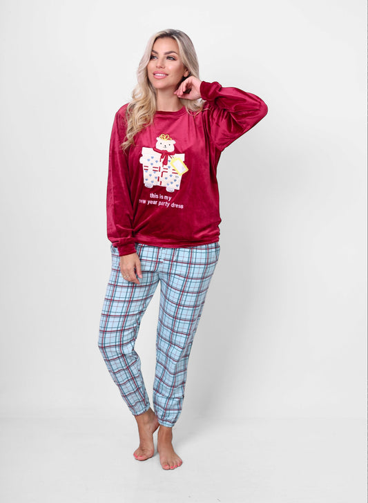 فستان نوم بأكمام طويلة (الكود: 1428)