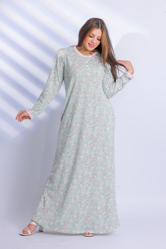بيجامة نوم بأكمام طويلة (الرمز: 1426)