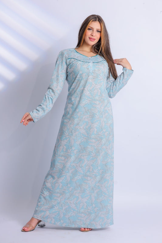 فستان نوم بأكمام طويلة (الكود: 1425)