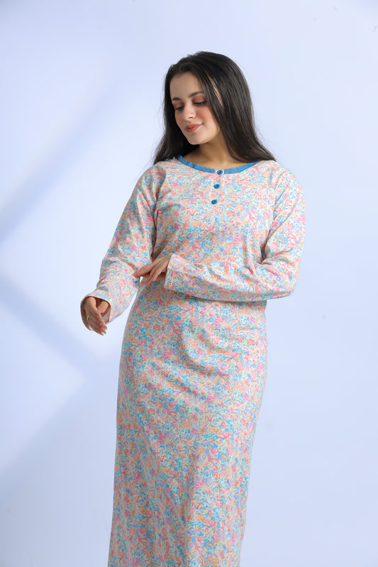 بيجامة نوم بأكمام طويلة (الكود: 1427)