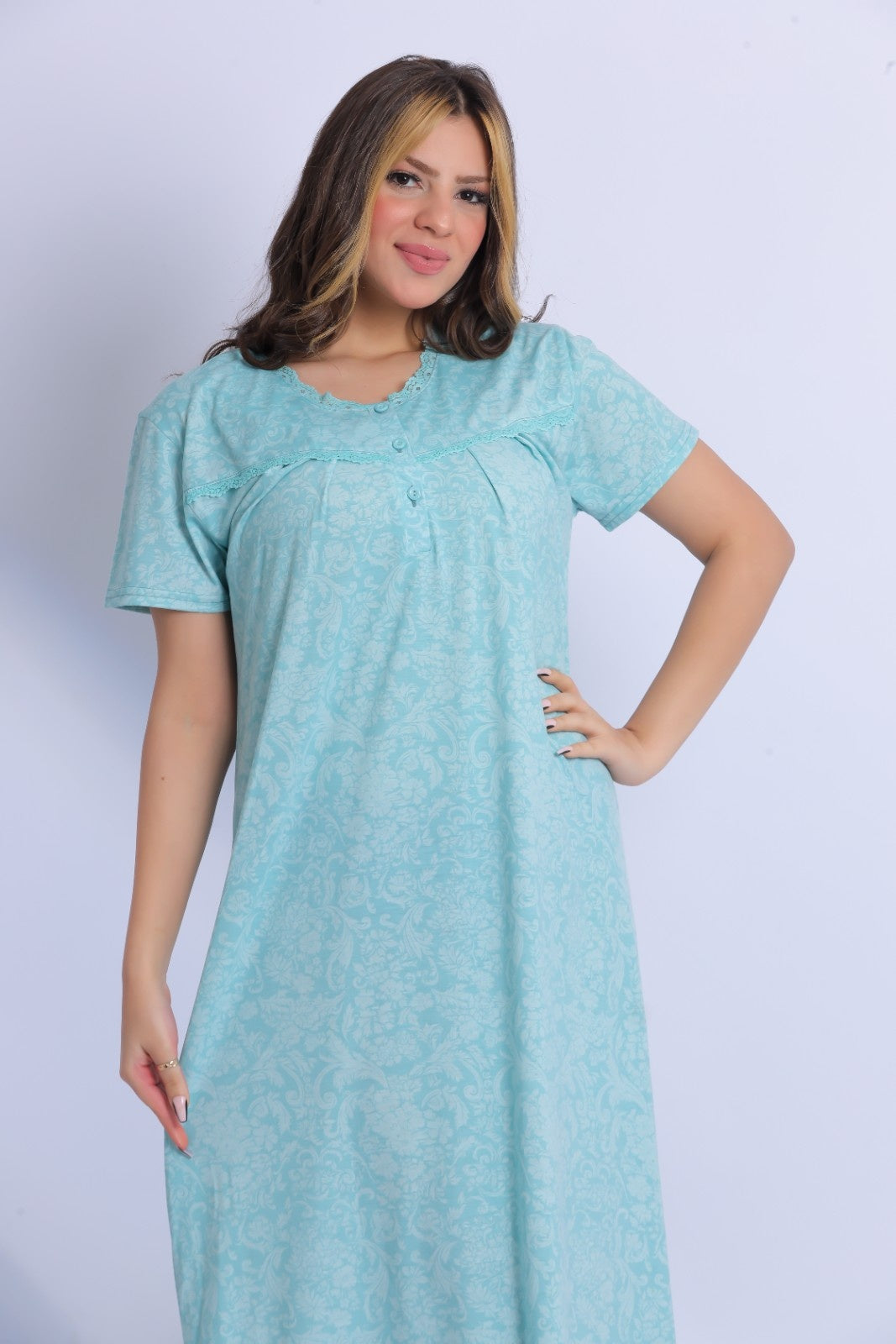 Short Sleeve Nightgown (Code:1130)