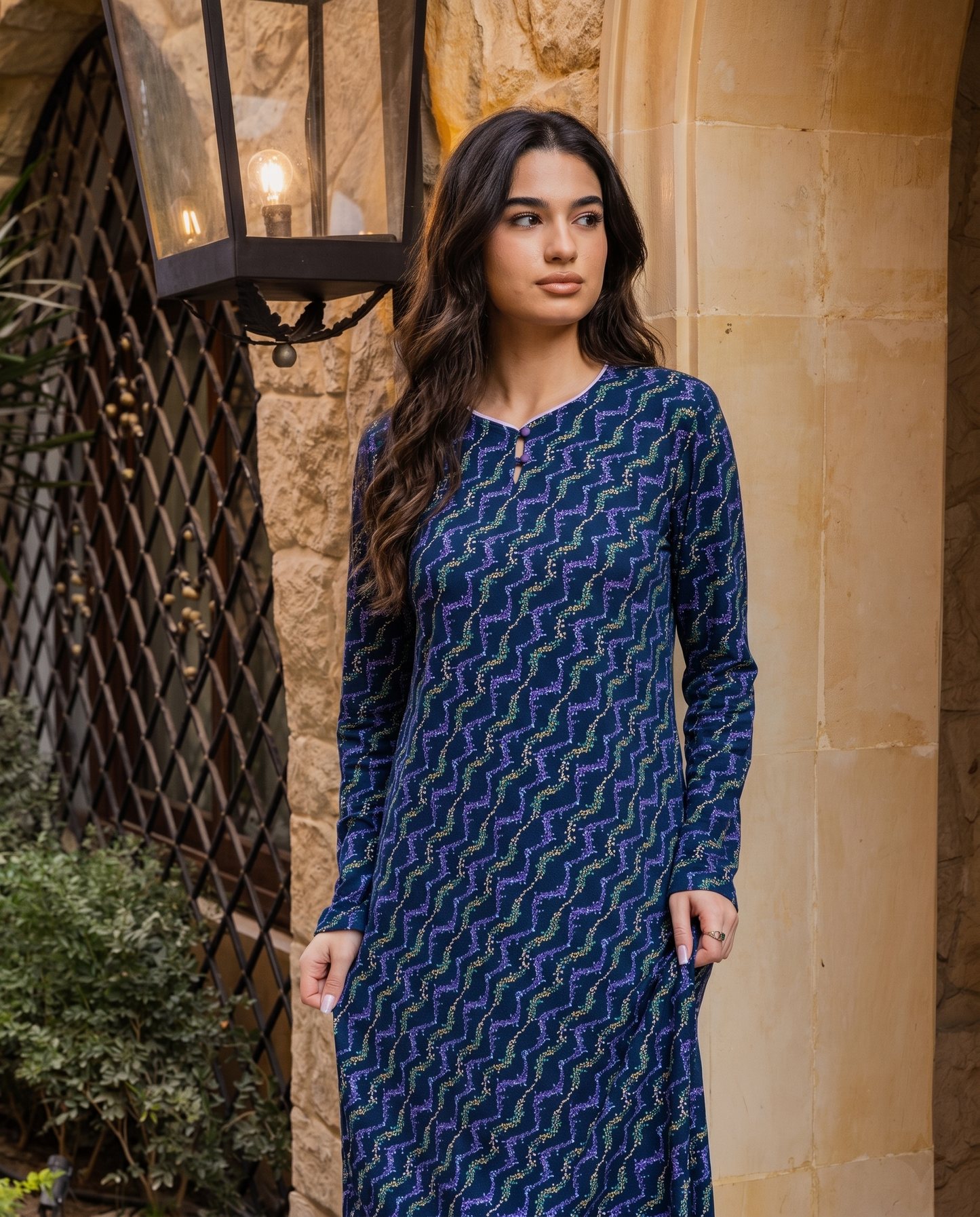 Long Sleeve Nightgown (Code:1463)