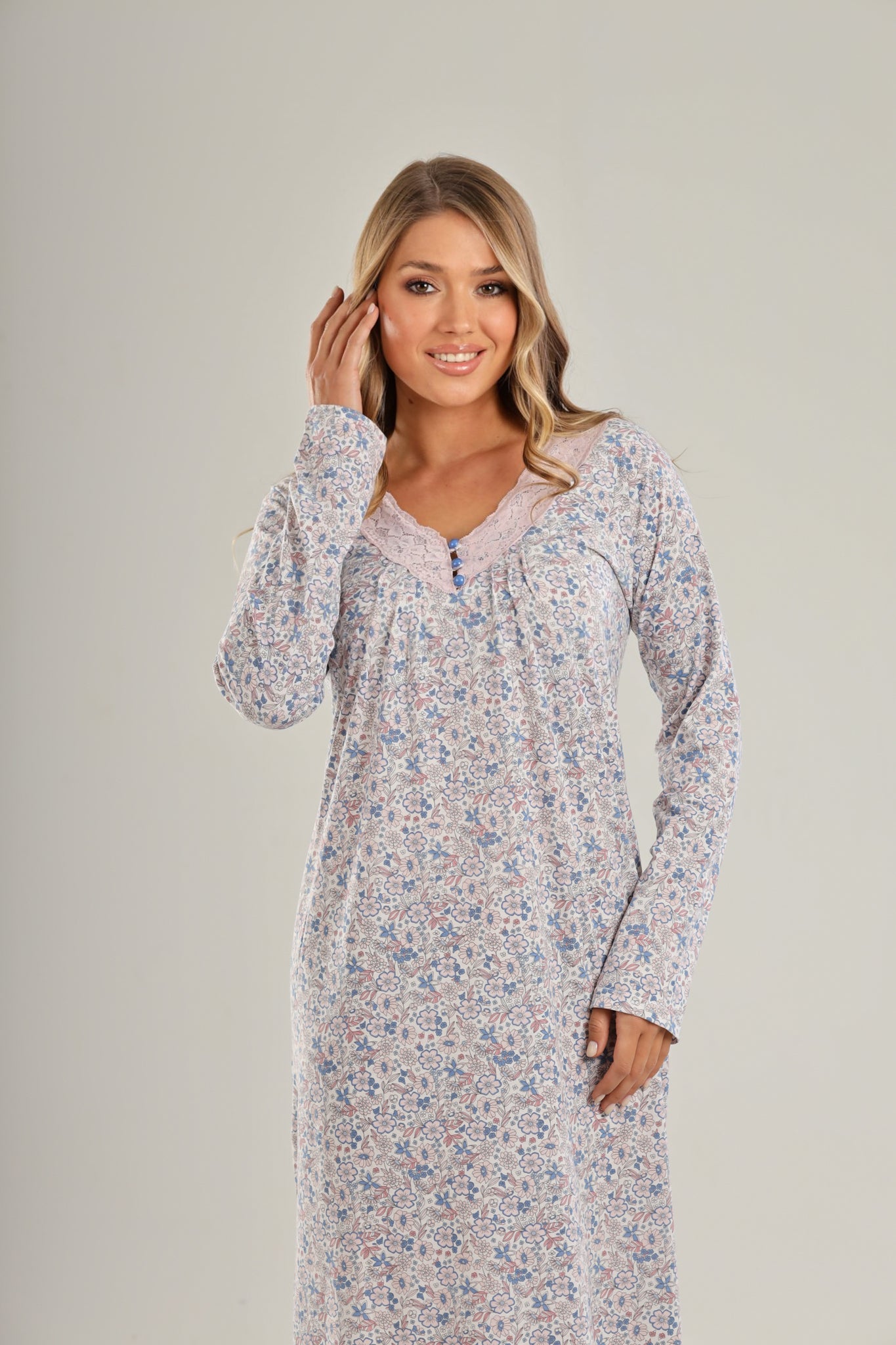 Long Sleeve Nightgown (Code:1431)