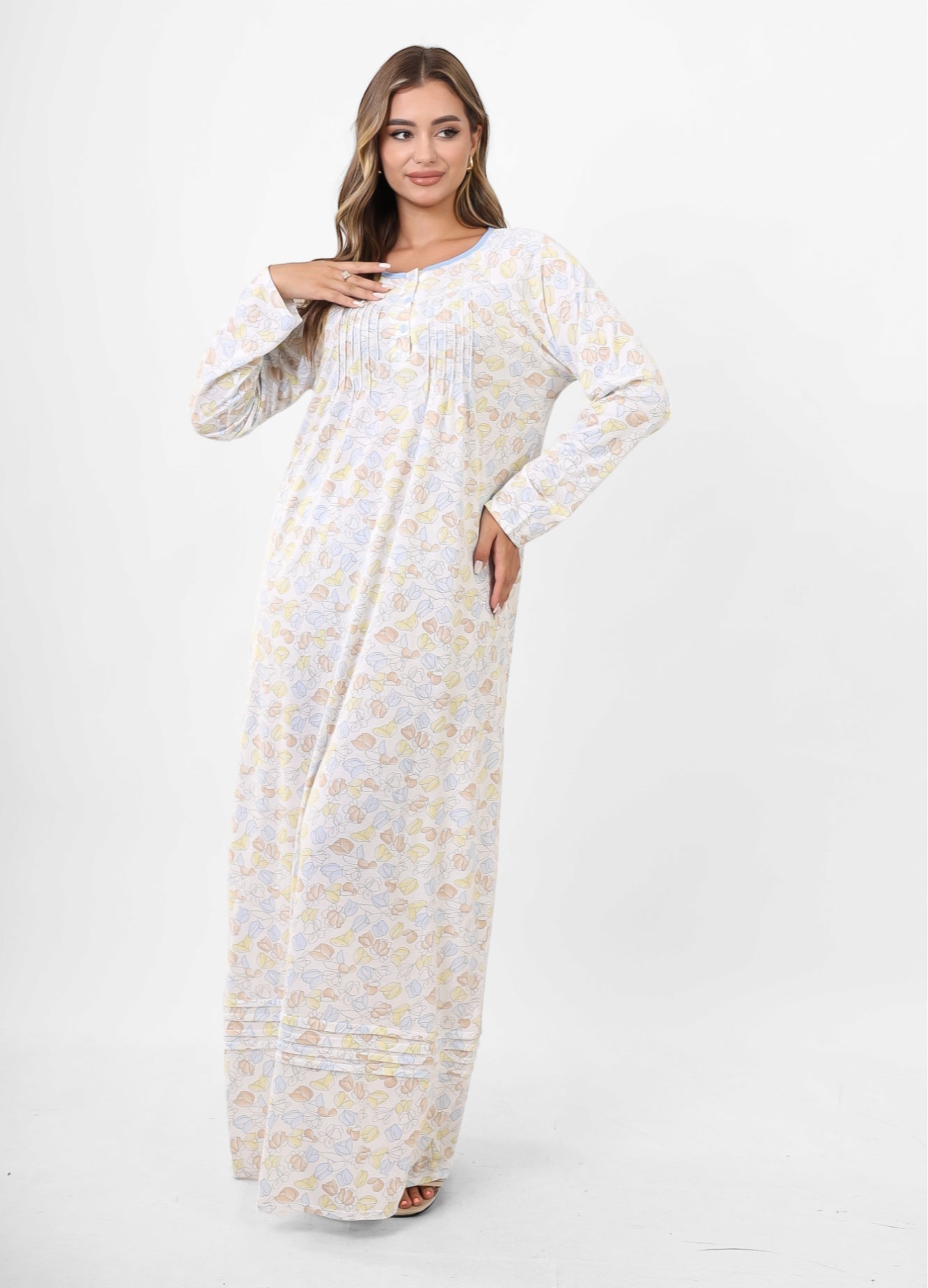 Long Sleeve Nightgown (Code:1438)