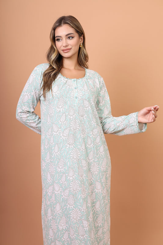 Long Sleeve Nightgown (Code:1436)