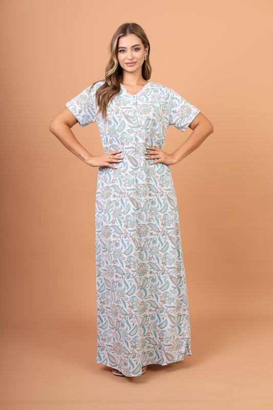 Short Sleeve Nightgown (Code:1136)