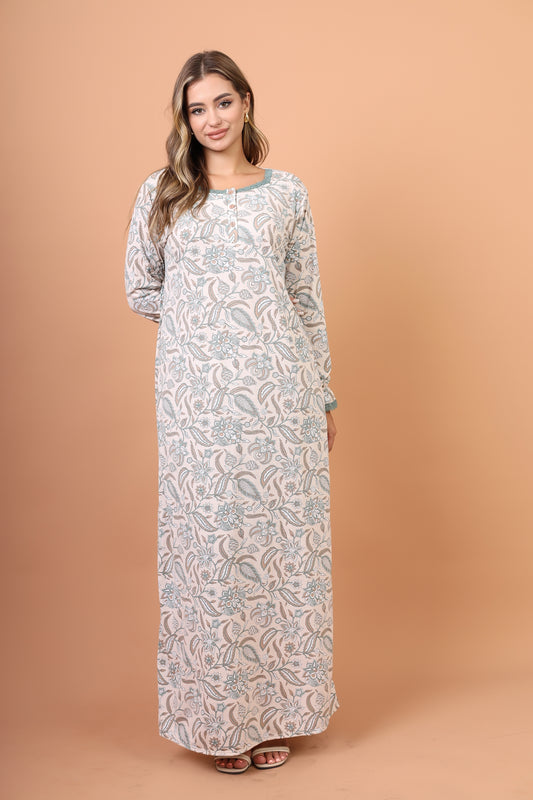 Long Sleeve Nightgown (Code:1435)