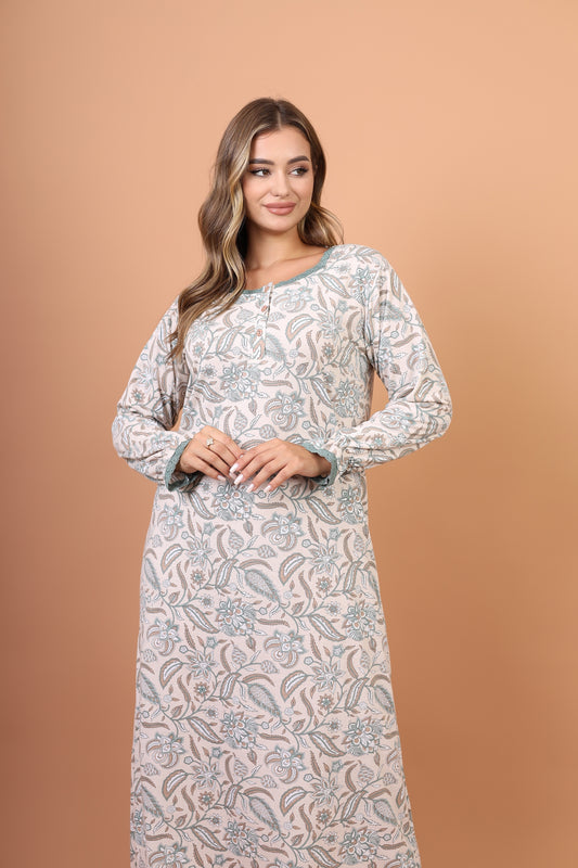 Long Sleeve Nightgown (Code:1435)