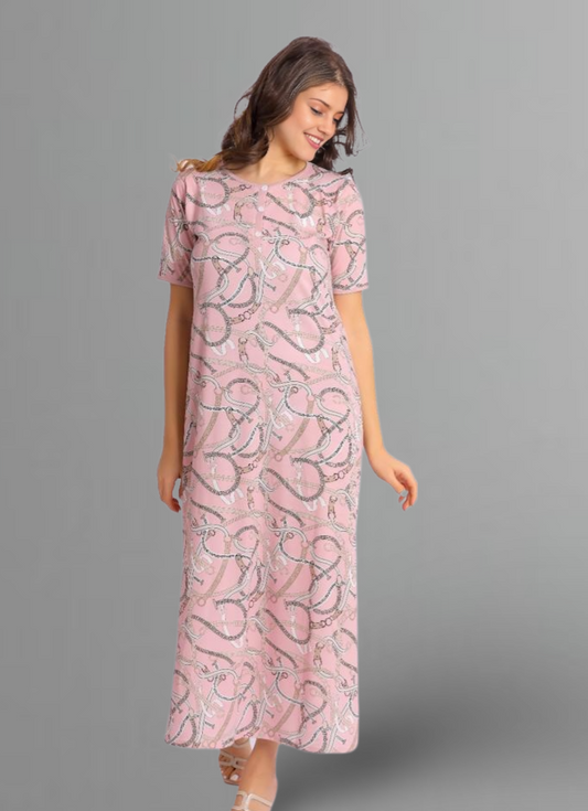 Short Sleeve Nightgown (Code:1115)