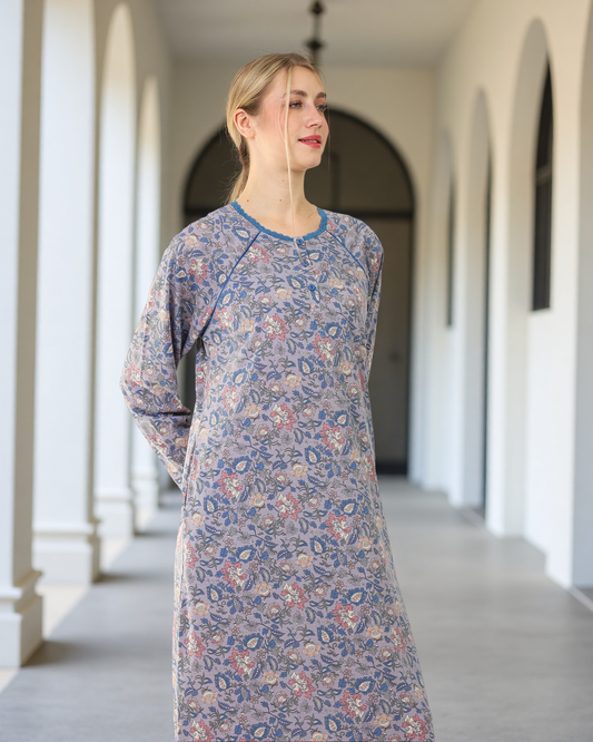 Long Sleeve Nightgown (Code:1456)