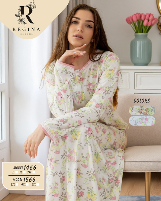 Long Sleeve Nightgown (Code:1466)