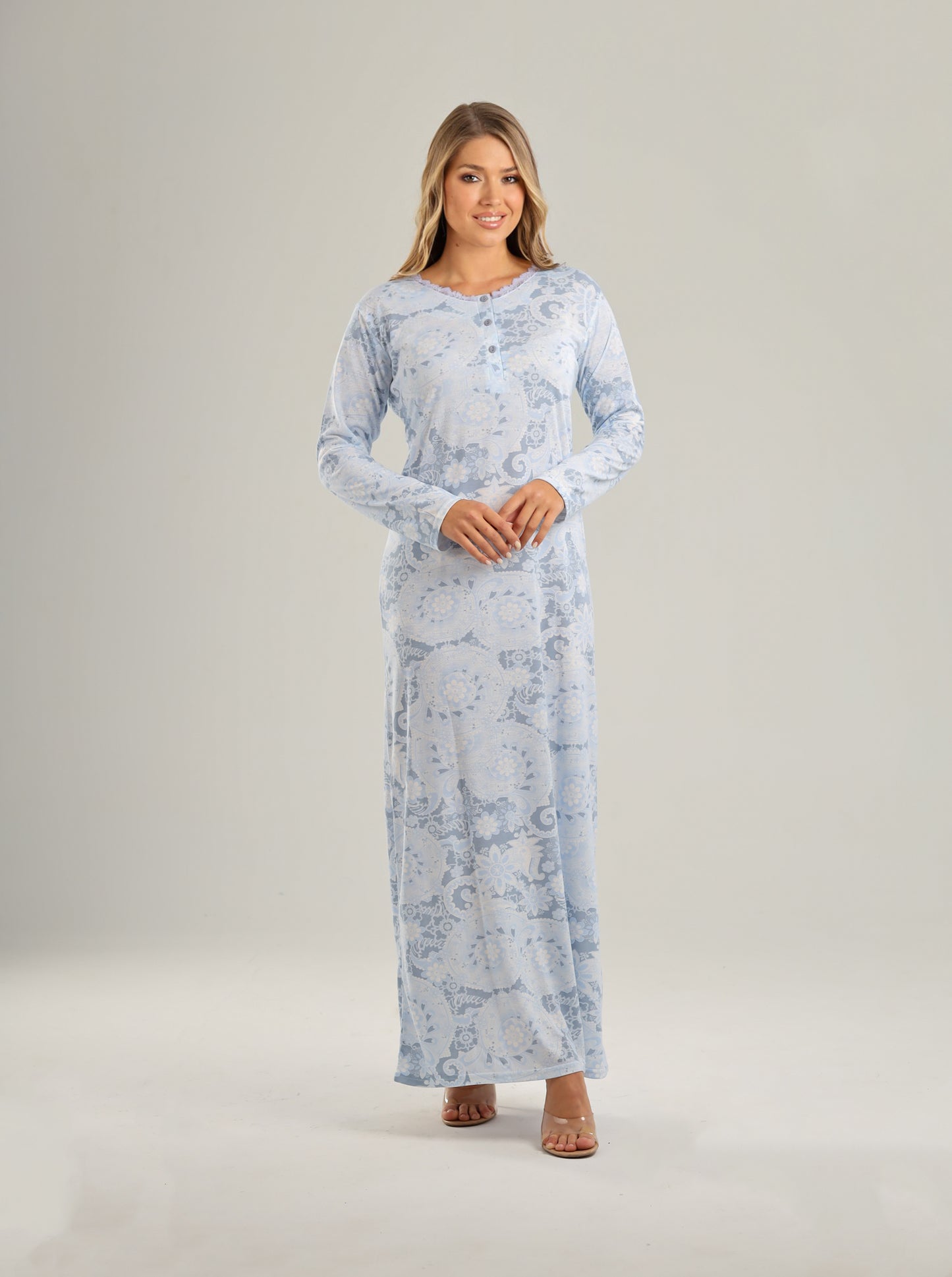 Long Sleeve Nightgown (Code:1432)