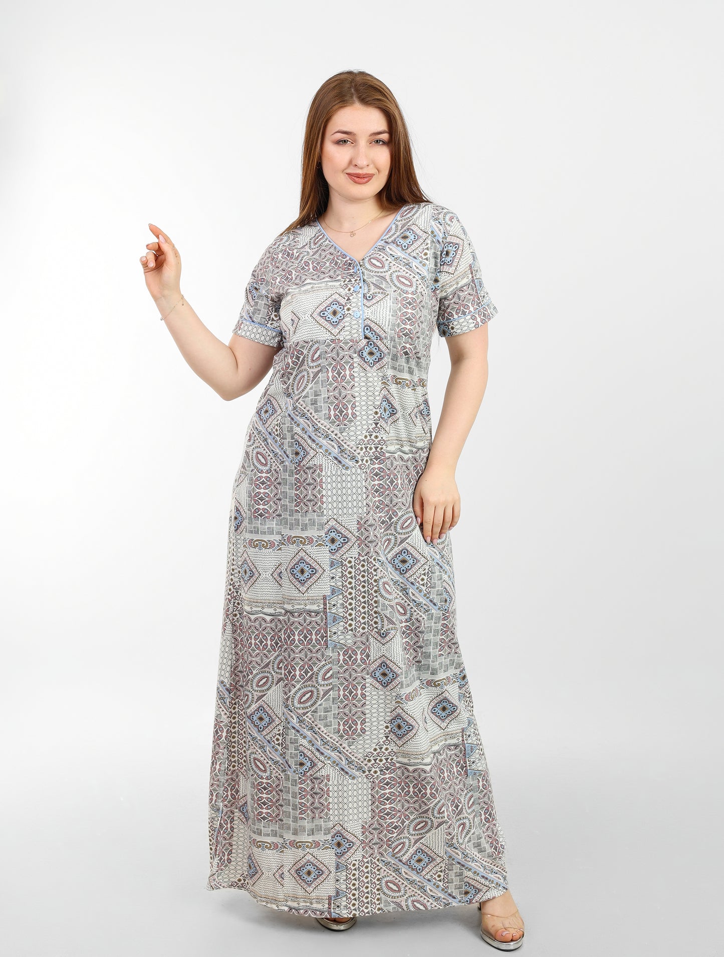 Short Sleeve Nightgown (Code:1161)