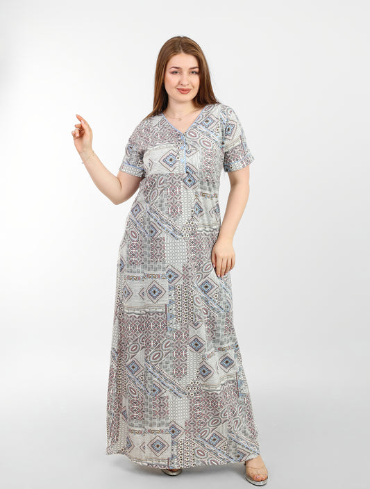 Short Sleeve Nightgown (Code:1161)