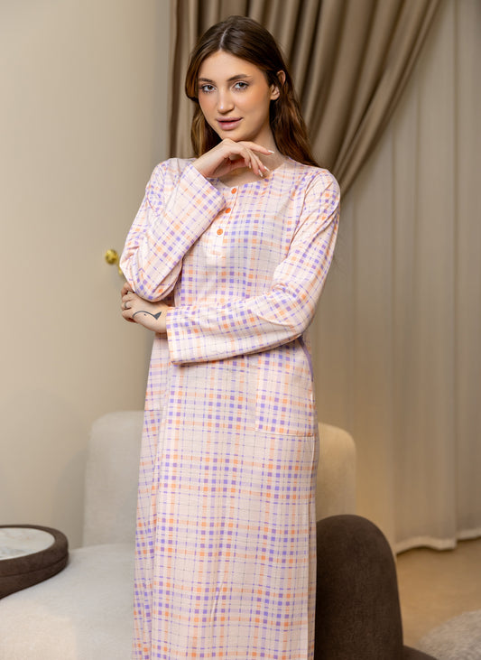 Long Sleeve Nightgown (Code:1459)