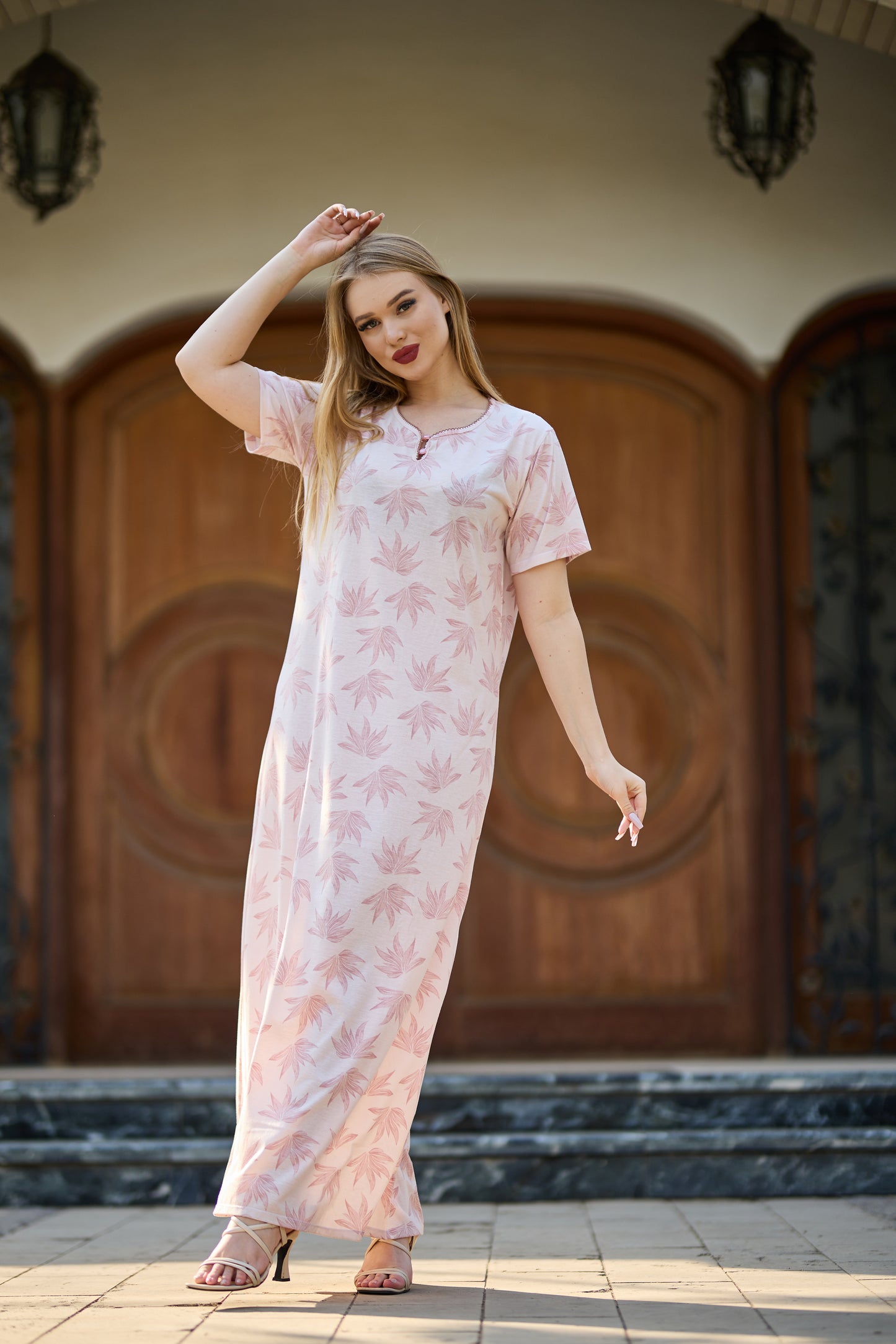 Short Sleeve Nightgown (Code:1152)