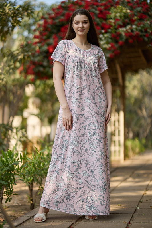 Short Sleeve Nightgown (Code:1151)