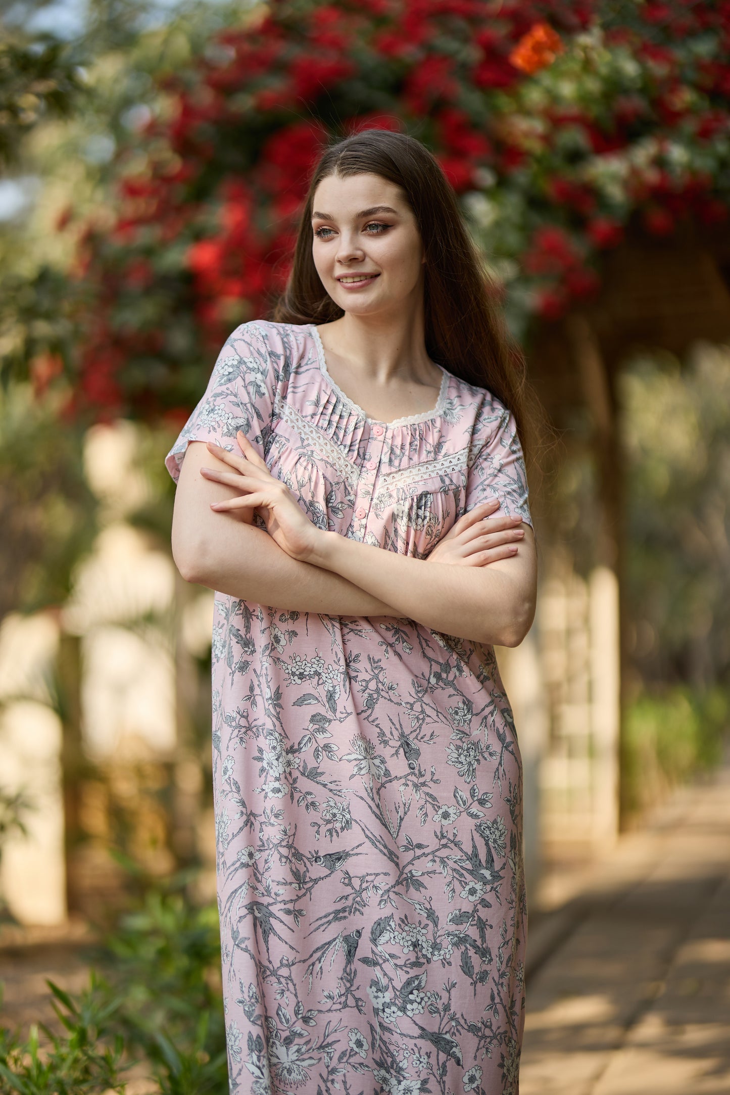 Short Sleeve Nightgown (Code:1151)