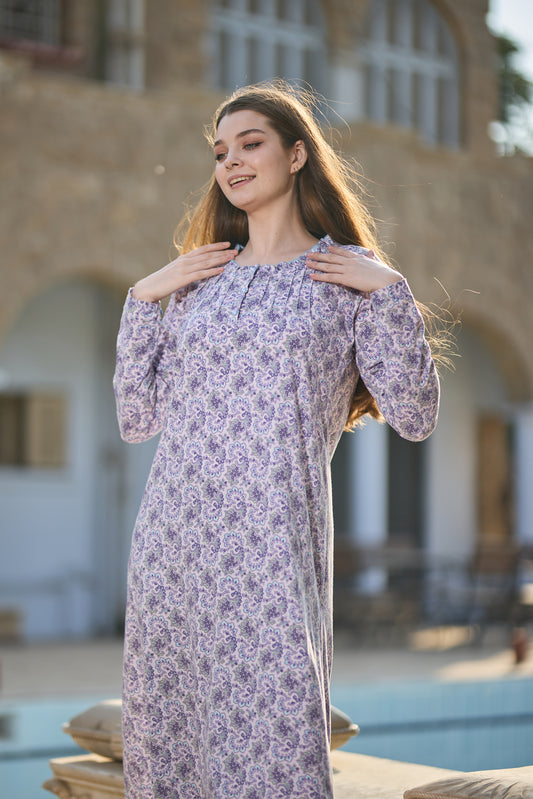 Long Sleeve Nightgown (Code:1444)
