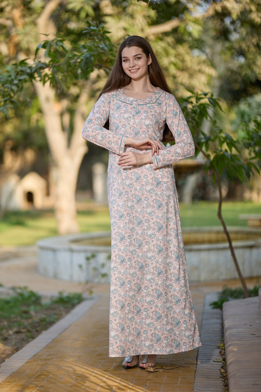 Long Sleeve Nightgown (Code:1443)