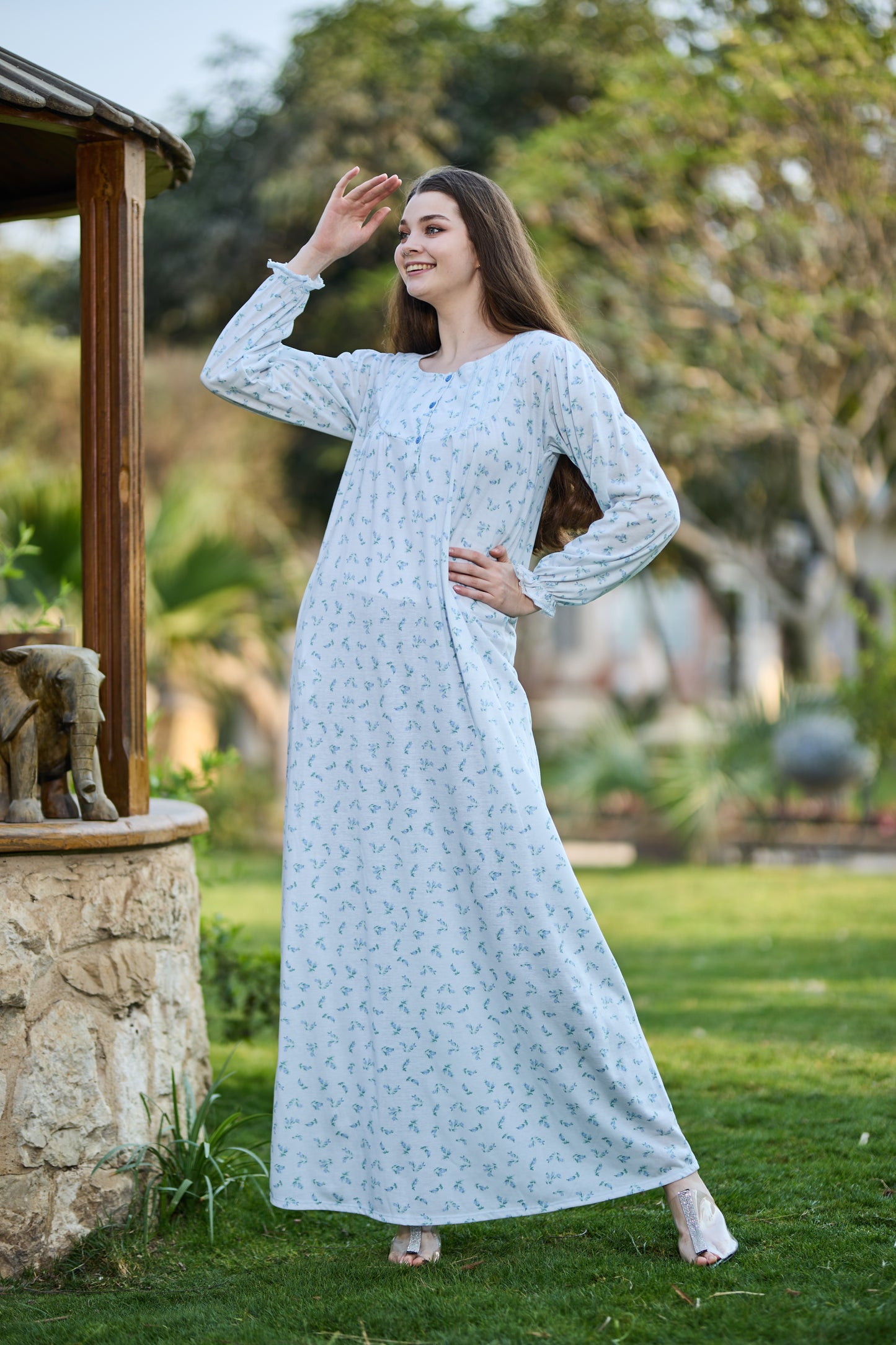 Long Sleeve Nightgown (Code:1446)