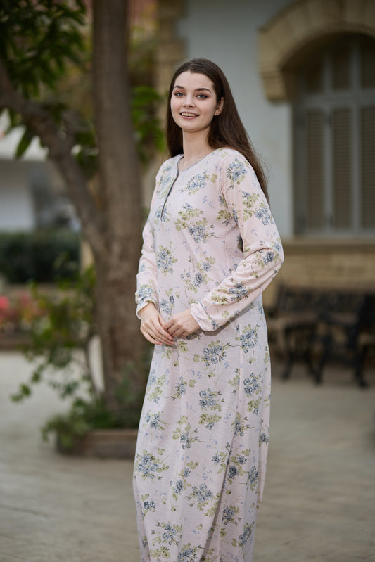Long Sleeve Nightgown (Code:1447)