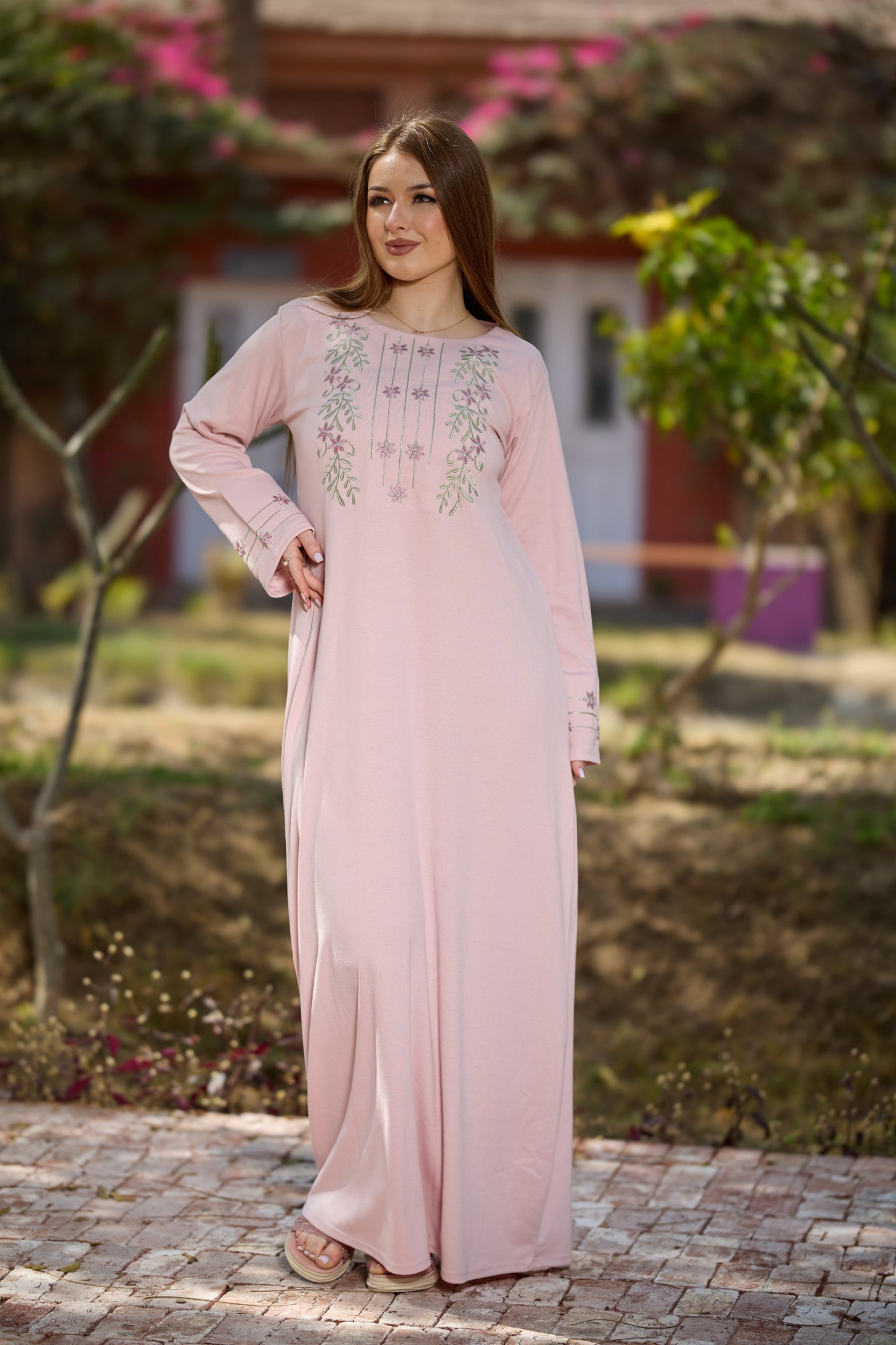 Long Sleeve Nightgown (Code:1450)