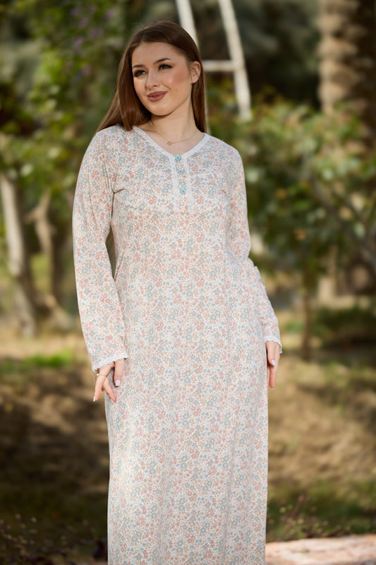 Long Sleeve Nightgown (Code:1454)