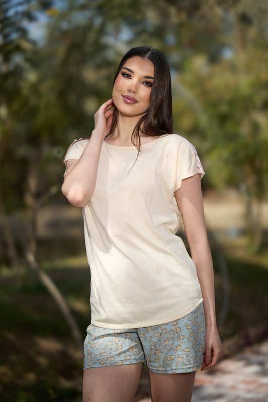 بيجامة نوم بأكمام طويلة (الرمز: 1426)