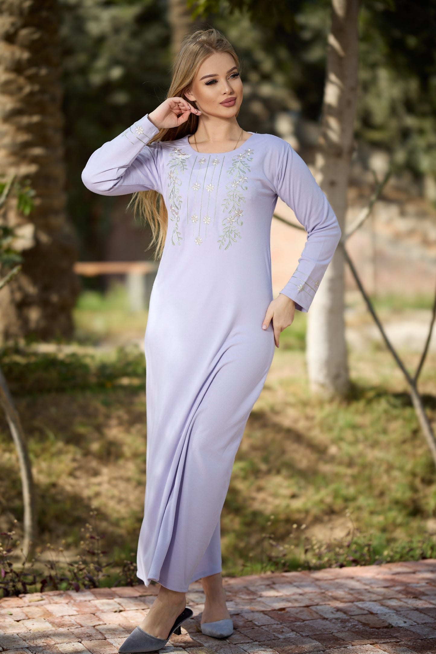 Long Sleeve Nightgown (Code:1450)