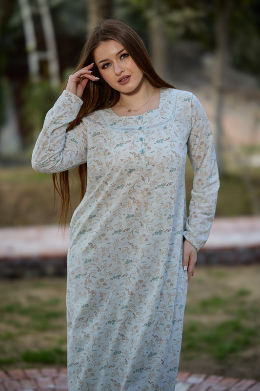 Long Sleeve Nightgown (Code:1452)