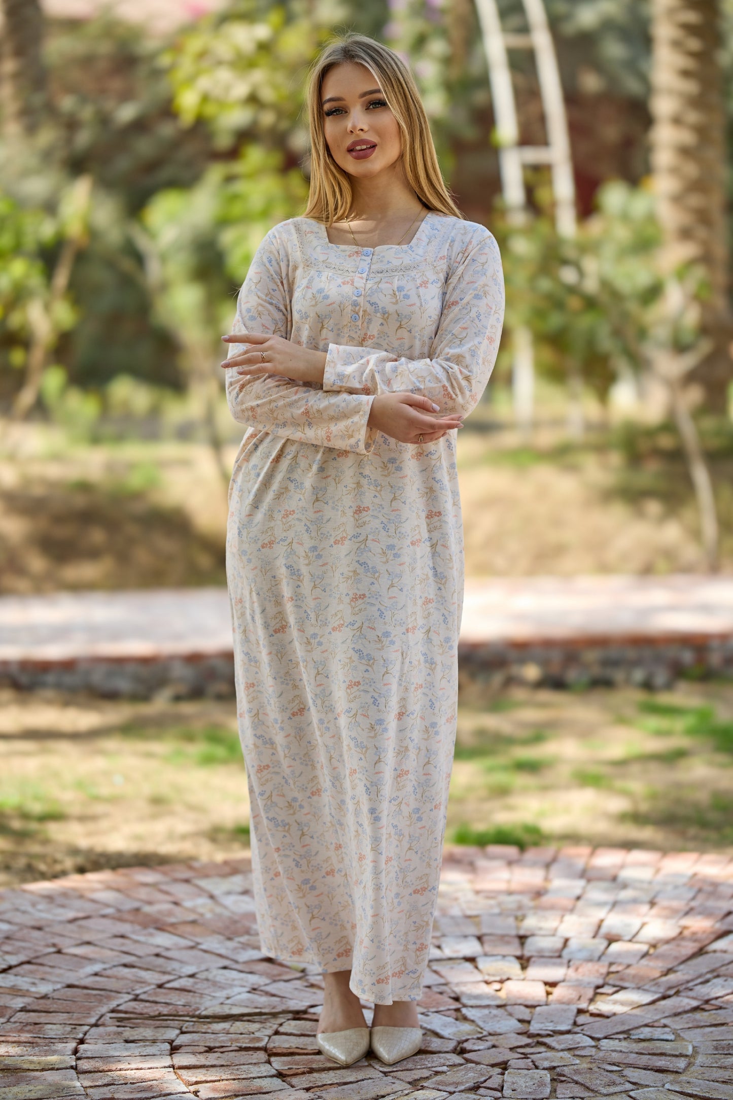 Long Sleeve Nightgown (Code:1452)