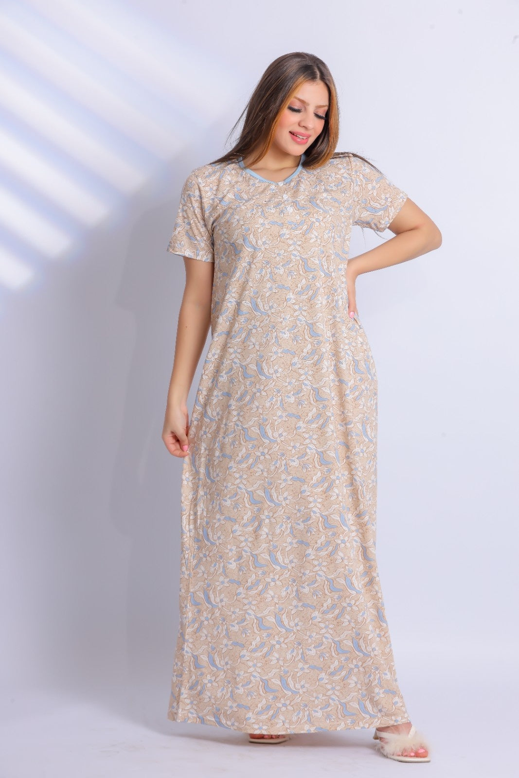 Short Sleeve Nightgown (Code:1127)