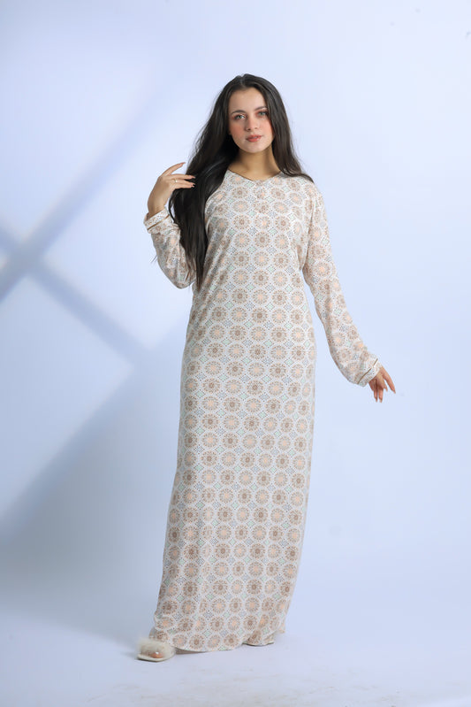 Long Sleeve Nightgown (Code:1428)