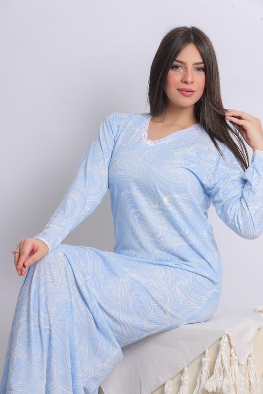 Long Sleeve Nightgown (Code:1423)