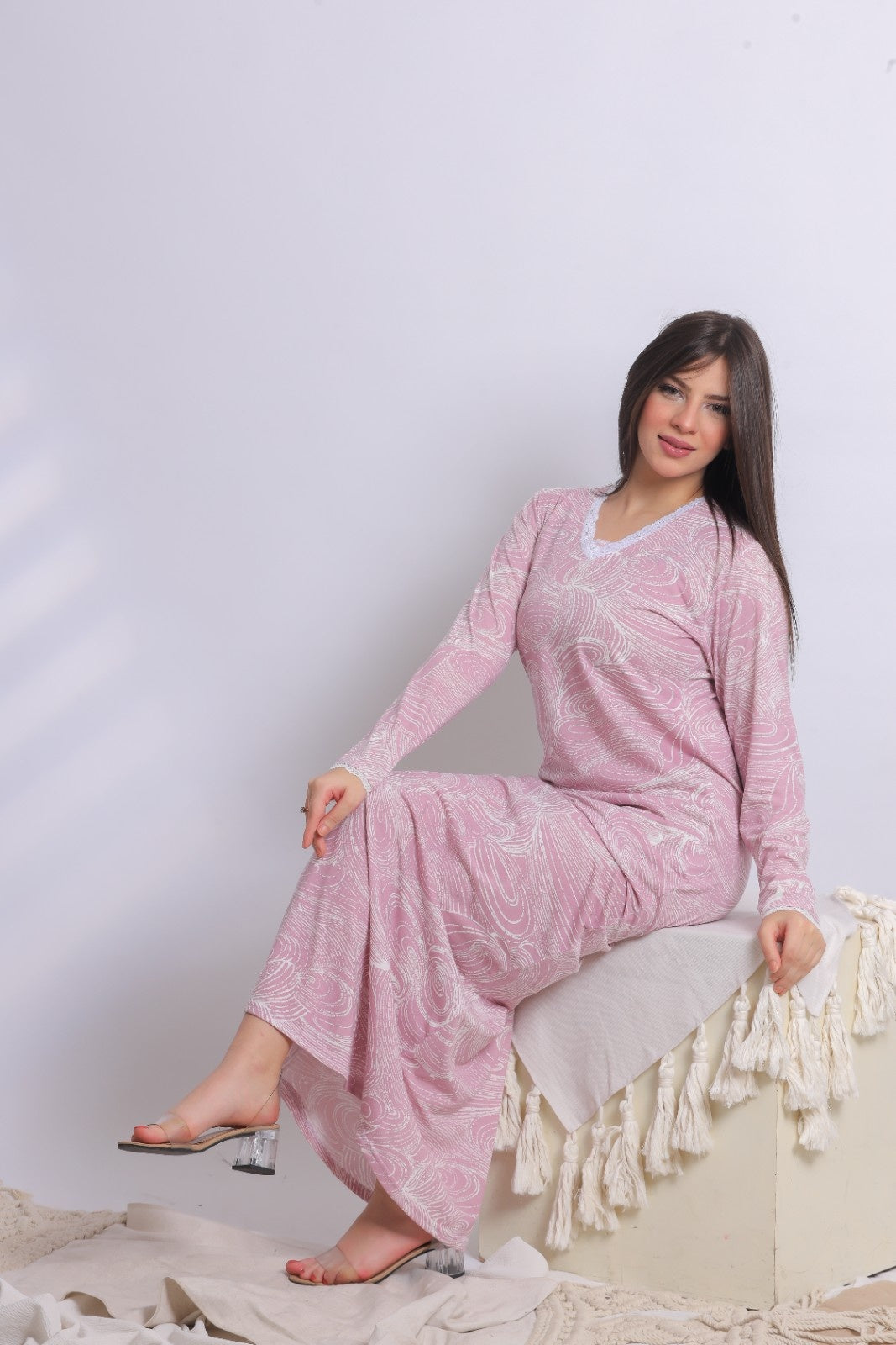 Short Sleeve Nightgown (Code:1124)
