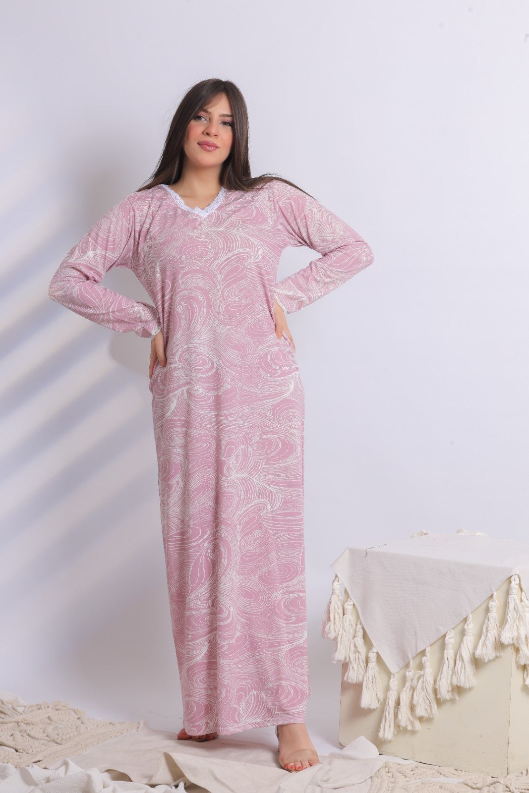 Long Sleeve Nightgown (Code:1423)