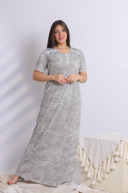 Short Sleeve Nightgown (Code:1124)