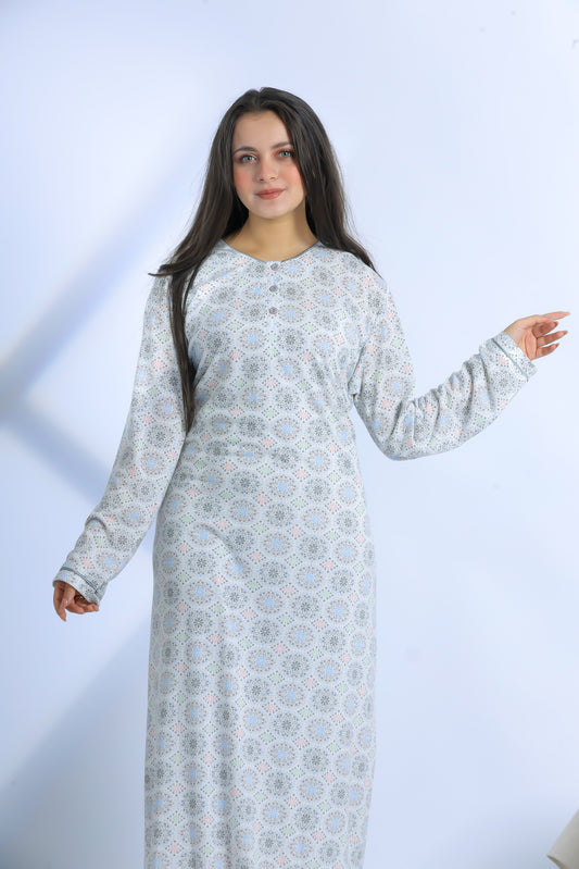 Long Sleeve Nightgown (Code:1428)