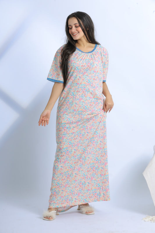 Short Sleeve Nightgown (Code:1129)