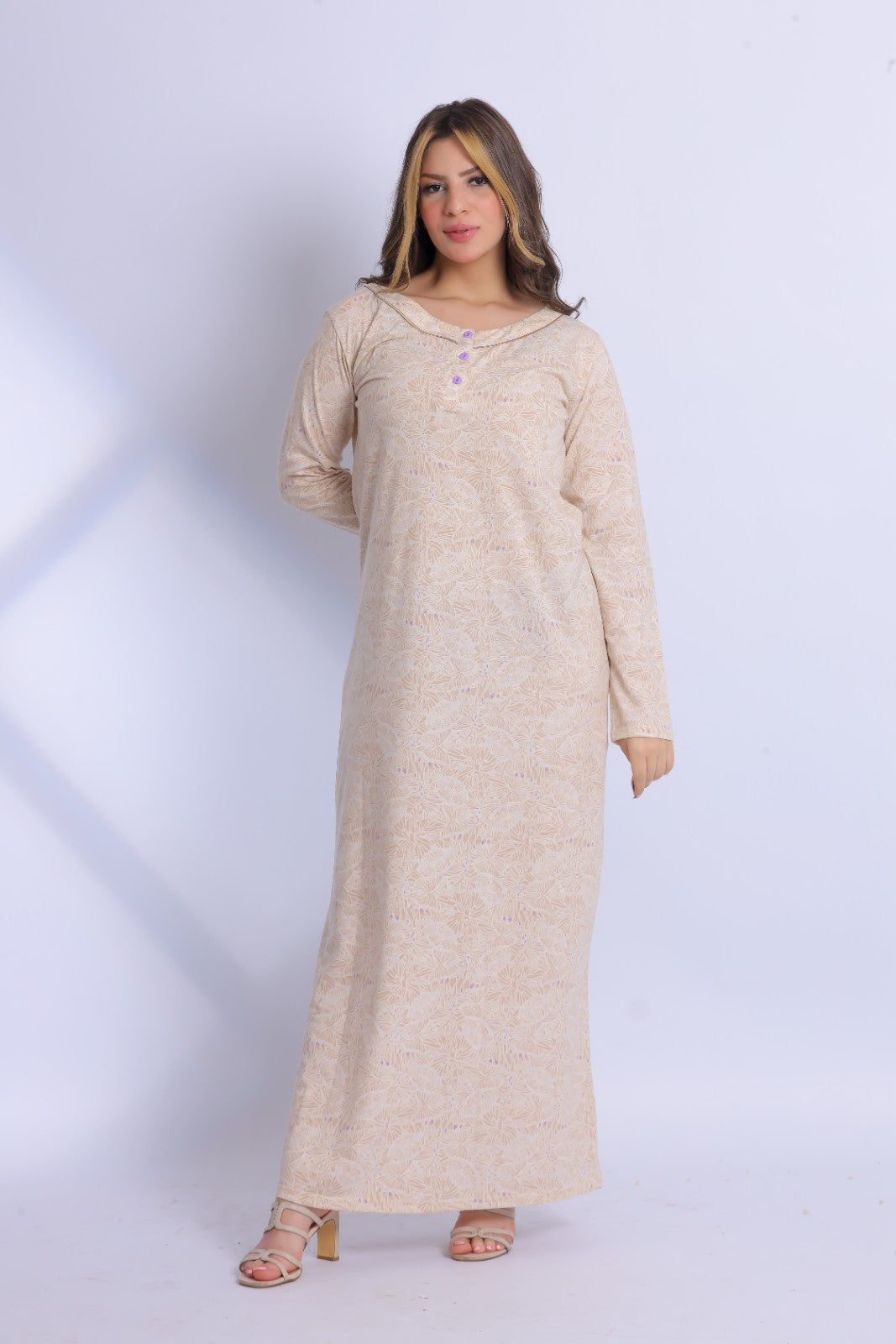 Long Sleeve Nightgown (Code:1430)
