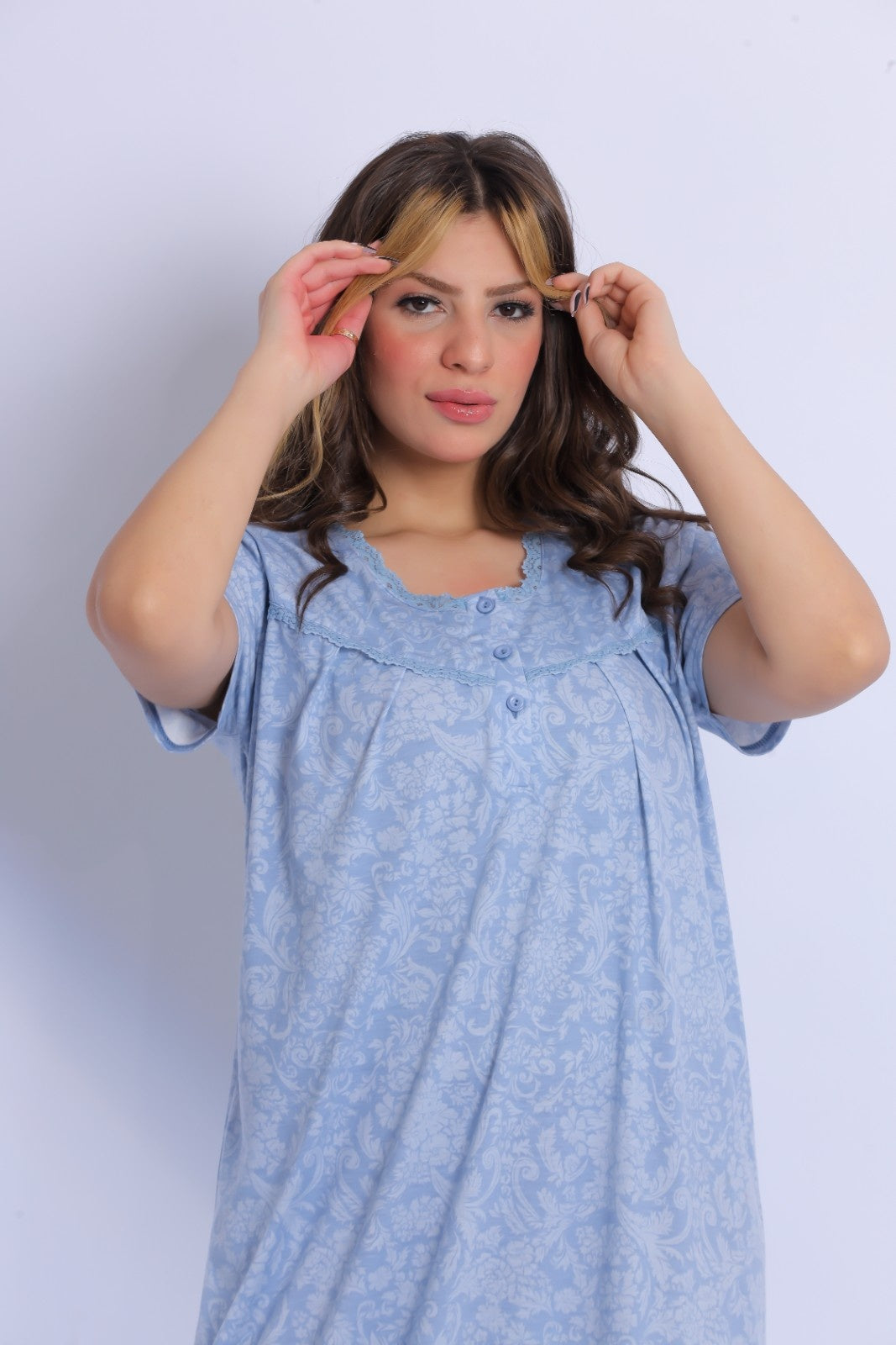 Short Sleeve Nightgown (Code:1130)