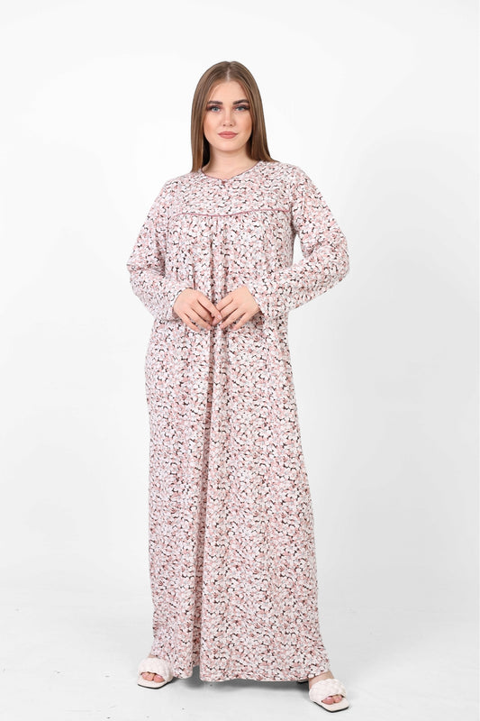 Long Sleeve Nightgown (Code:1421)