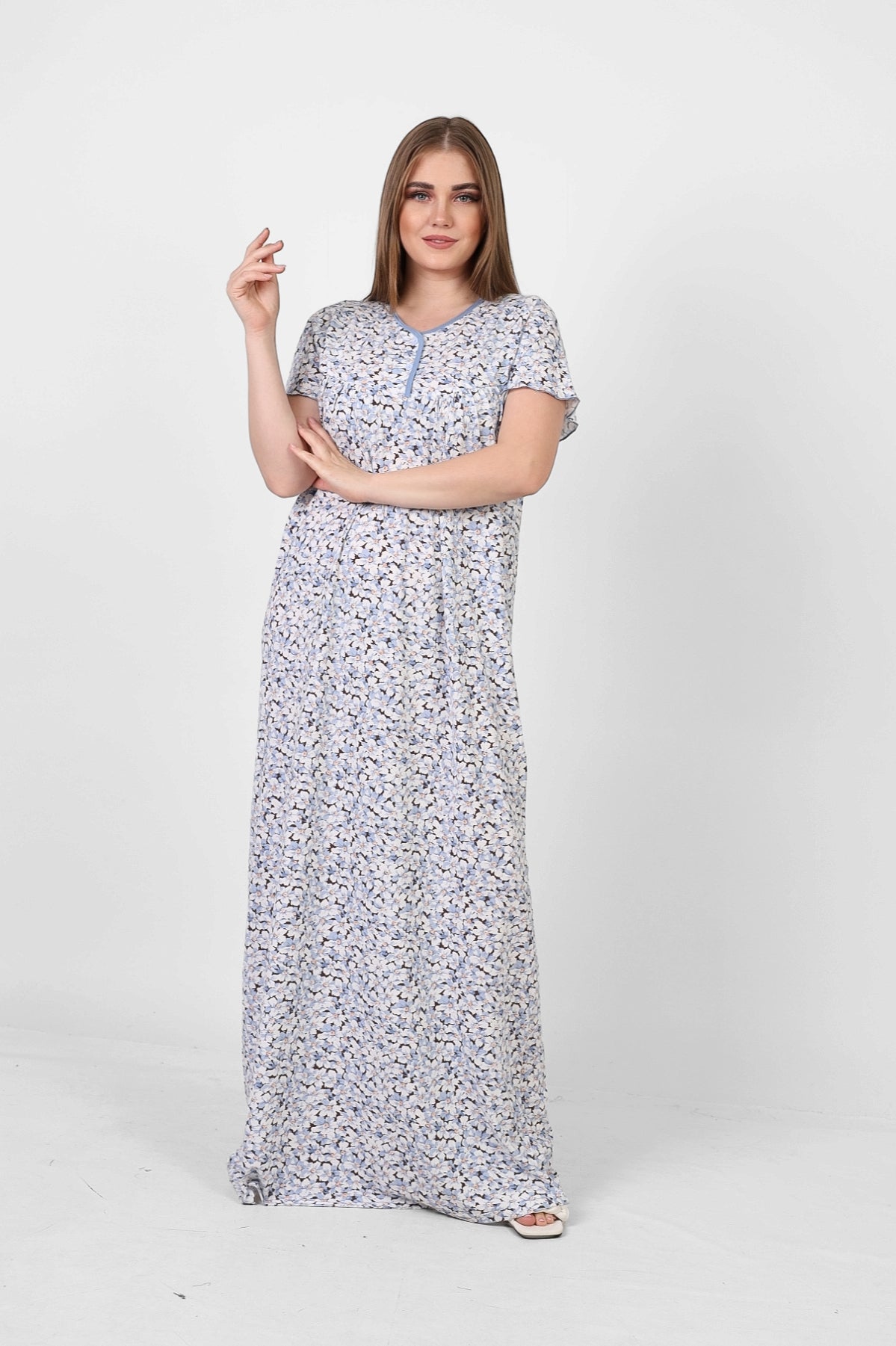 Short Sleeve Nightgown (Code:1121)