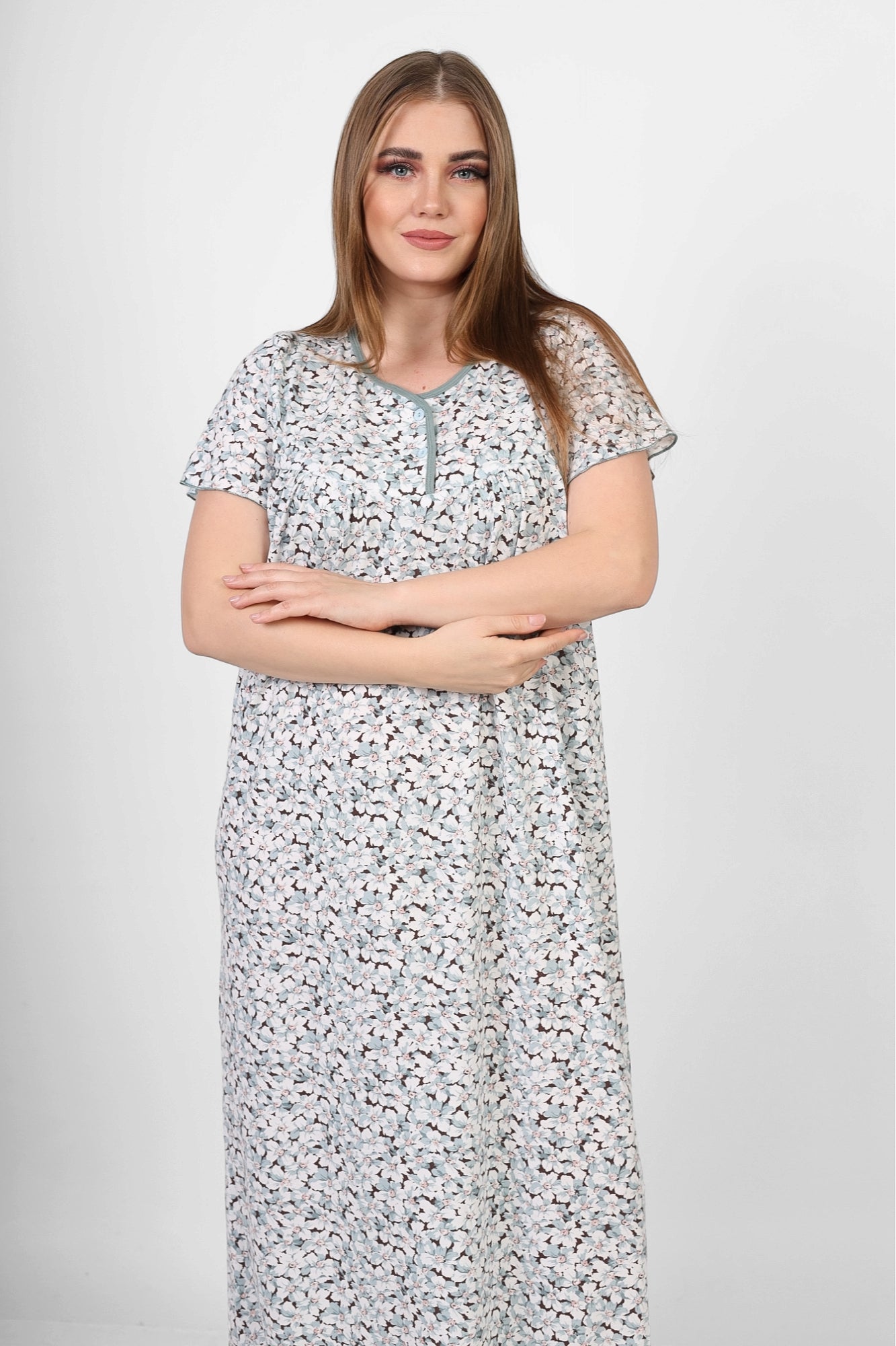 Short Sleeve Nightgown (Code:1121)