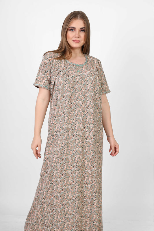 Short Sleeve Nightgown (Code:1122)