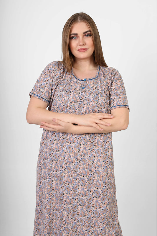 Short Sleeve Nightgown (Code:1122)